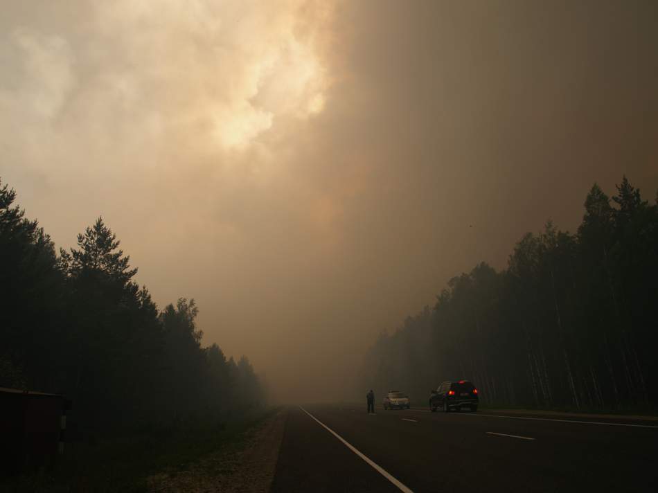 Лесные пожары в Марий Эл