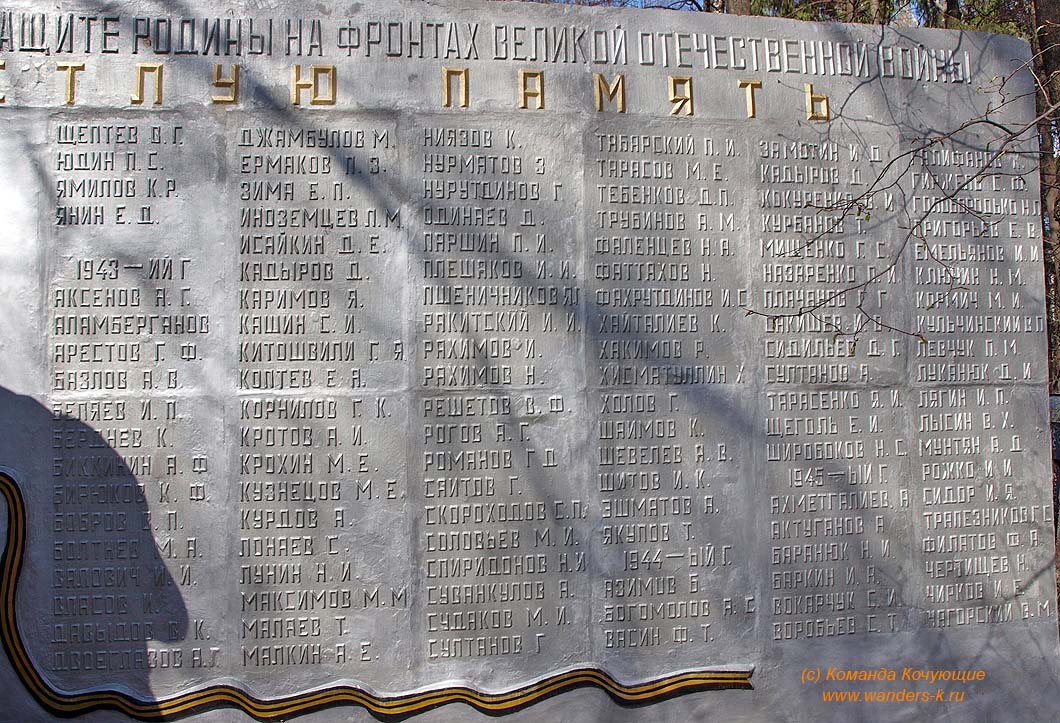 Мемориальный комплекс погибшим солдатам – Шигаковское кладбище