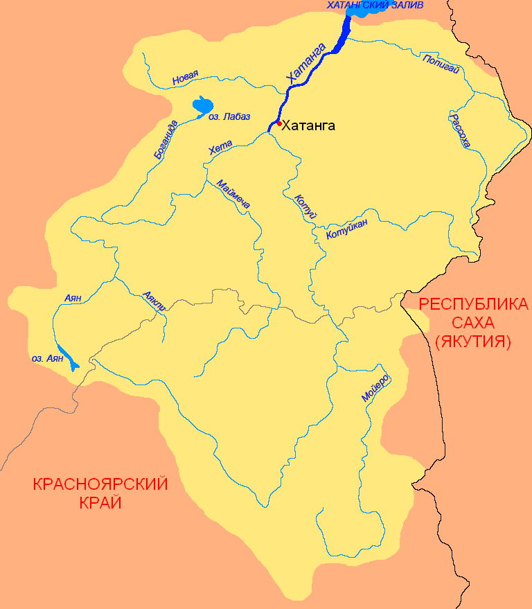 Река Хатанга